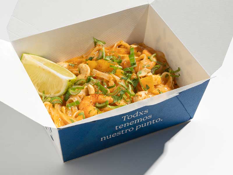 Pad-Thai de la sección de World Pastas de GOZA BY MOGA. el delivery de Valladolid