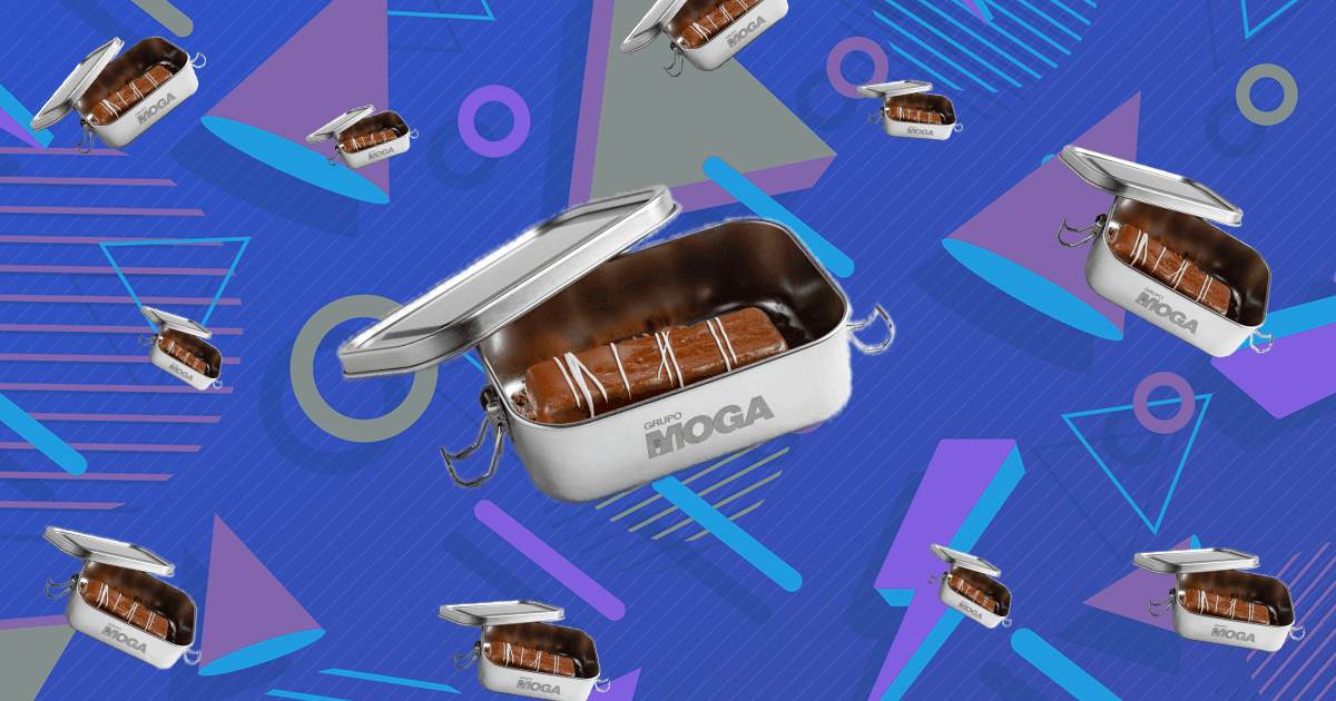 Merienda 80’s de chocolate de Goza by Moga para delivery en Valladolid, postre nostálgico que revive recuerdos de infancia